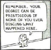 Dogbert:  Tony Izzo illegitimate degree prestifious if you don't know the truth!